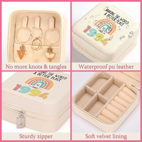 80th Birthday Gifts for Women 80 Year Old Birthday Gifts Birthday Decorations 1944 Birthday Gifts for Women 80th Birthday Gift Ideas 80 Year Old Travel Jewelry Box for Grandma in Saudi Arabia
