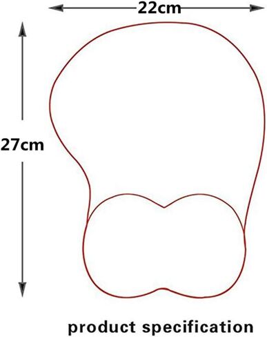 Spy Family Yor Forger Japanese Anime Figure 3D Mouse Pad with Wrist Rest Support Soft Silicone Oppai Computer Mousepads for Office (Version 1) in Saudi Arabia