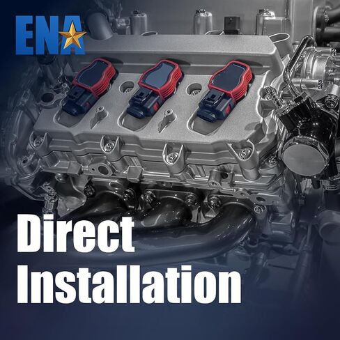 ENA Set of 6 Ignition Coil Pack 2008 2009 2010 2012 2013 2014 2015 2016 Compatible with Acura Honda Odyssey Pilot Ridgeline Acura RDX RL TL MDX ZDX 3.5 3.7 Coils for UF624 30520RN0A01 in Saudi Arabia