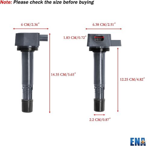 ENA Set of 6 Ignition Coil Pack 2008 2009 2010 2012 2013 2014 2015 2016 Compatible with Acura Honda Odyssey Pilot Ridgeline Acura RDX RL TL MDX ZDX 3.5 3.7 Coils for UF624 30520RN0A01 in Saudi Arabia