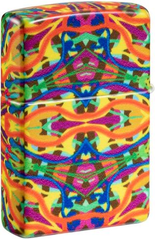 Zippo Lighter: Psychedelic Design, 540 Color - Glow in The Dark 81291 in Saudi Arabia