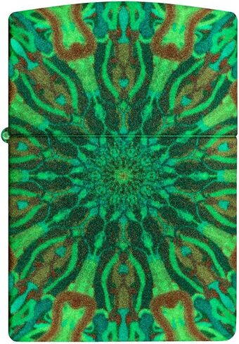Zippo Lighter: Psychedelic Design, 540 Color - Glow in The Dark 81291 in Saudi Arabia