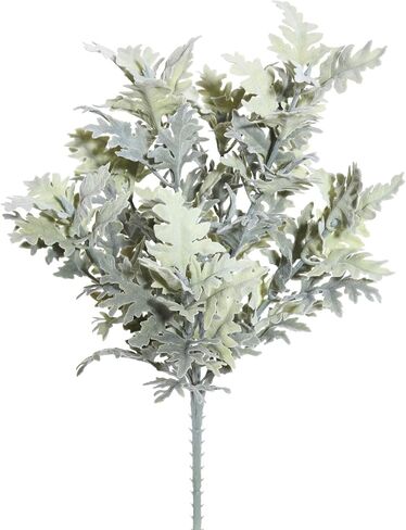 Vickerman Everyday 16 "شجيرة ميلر مغبرة خضراء صناعية متجمعة 2 عبوة - شجيرة نباتات داخلية صناعية - مساحات خضراء لديكور المنزل أو المكتب - صيانة مجانية in Saudi Arabia