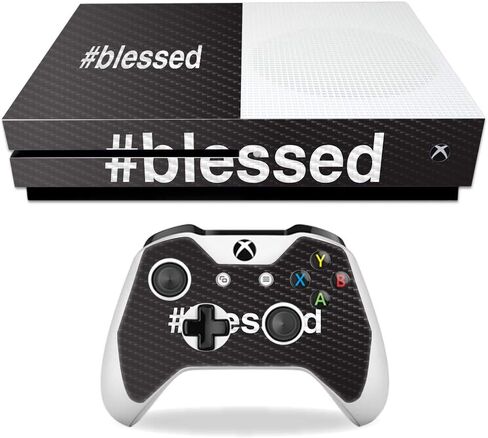 MightySkins Carbon Fiber Skin for Microsoft Xbox One S - Girl Boss | Protective, Durable Textured Carbon Fiber Finish | Easy to Apply, Remove, and Change Styles | Made in The USA in Saudi Arabia