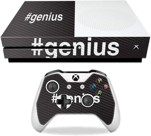 غلاف MightySkins من ألياف الكربون لجهاز Microsoft Xbox One S - Girl Boss | لمسة نهائية واقية ومتينة من ألياف الكربون | سهل التطبيق والإزالة وتغيير الأنماط | صنع في الولايات المتحدة الأمريكية in Saudi Arabia