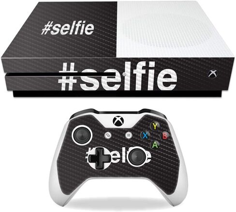 MightySkins Carbon Fiber Skin for Microsoft Xbox One S - Girl Boss | Protective, Durable Textured Carbon Fiber Finish | Easy to Apply, Remove, and Change Styles | Made in The USA in Saudi Arabia