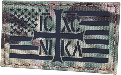 أمريكان IC XC Nika Jesus Christ Conquers Patch [Multicam,Lasercut] in Saudi Arabia