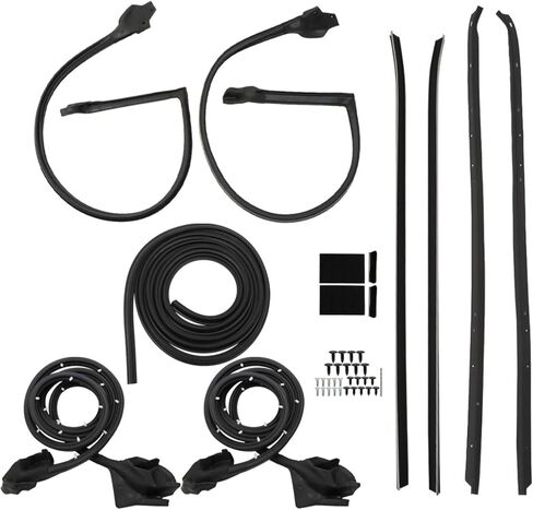 Weatherstrip Seal Kit Door Window Sweep Roofrail Trunk Replacement for Camaro Firebird 1970 1971 1972 1973 1974 1975 1976 1977 1978 1979 1980 1981 in Saudi Arabia