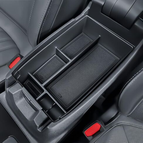 Center Console Organizer Tray Compatible with Ford Escape 2020-2023 2024 and Ford Bronco Sport 2021-2023 2024 Accessories,ABS Material Hidden Secondary Storage box -Blcak in Saudi Arabia