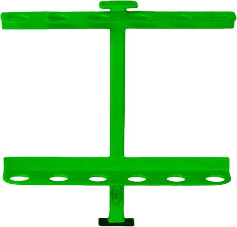 24 Inch Large Steel Hand Tool Rack with Mounting Hardware for Open Trailers Storage, Up to 6 Tools, Green in Saudi Arabia