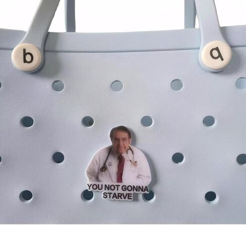 Dr Now Charms for Bogg Bag, 3" Acrylic funny Accessories for Doctor & Nurse in Saudi Arabia