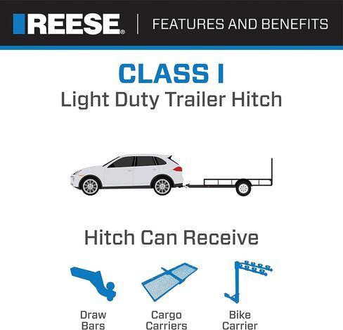 ريس Towpower 77249 الفئة الأولى Insta-Hitch مع فتحة استقبال مربعة 1-1/4 بوصة in Saudi Arabia