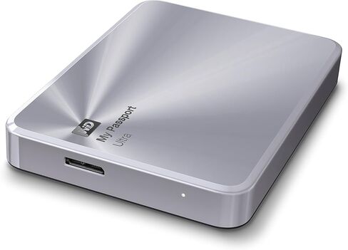 محرك الأقراص الصلبة الخارجي المحمول WD 1 تيرابايت باللون الأزرق والأسود My Passport Ultra Metal Edition بمنفذ USB 3.0 in Saudi Arabia