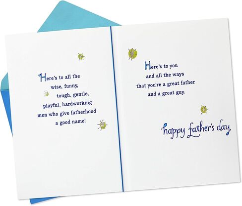 Hallmark Father's Day Card for Dad, Stepdad, Grandpa, Husband (Wonderful Man, Amazing Dad) in Saudi Arabia