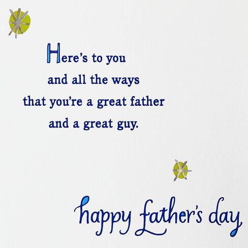 Hallmark Father's Day Card for Dad, Stepdad, Grandpa, Husband (Wonderful Man, Amazing Dad) in Saudi Arabia