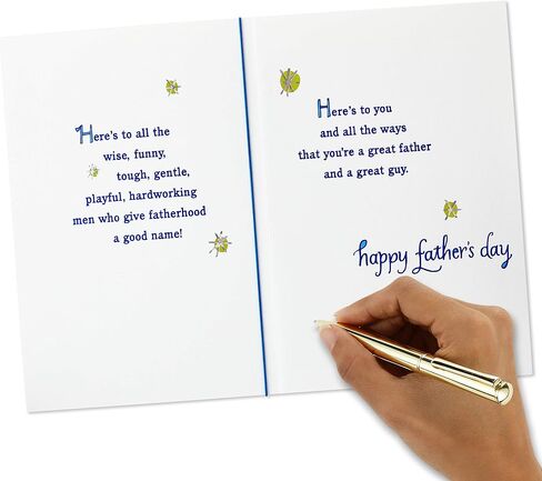Hallmark Father's Day Card for Dad, Stepdad, Grandpa, Husband (Wonderful Man, Amazing Dad) in Saudi Arabia