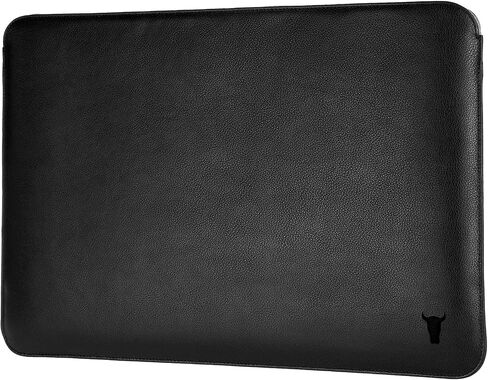 حافظة TORRO MacBook - حافظة MacBook من الجلد الأصلي متوافقة مع Apple MacBook Pro مقاس 15 بوصة/16 ​​بوصة (أسود) in Saudi Arabia