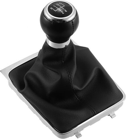 ACROPIX Gear Lever Stick Shifter Handle 5 Speed Manual Gear Stick Shift Knob Transmission with Dust Cover Fit for VW Passat 3C B6 - Pack of 1 Black in Saudi Arabia