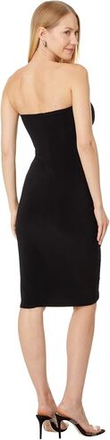 Norma Kamali Women's Strapless Shirred Front Dress to Knee in Saudi Arabia