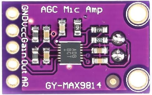 3 قطع MAX9814 وحدة مضخم صوت الميكروفون، وحدة مضخم صوت الميكروفون الكهربائي، ميكروفون ميكروفون تضخيم الصوت، مستشعر رأس الميكروفون، نسبة التحكم التلقائي في الكسب، نسبة THD منخفضة لاردوينو in Saudi Arabia