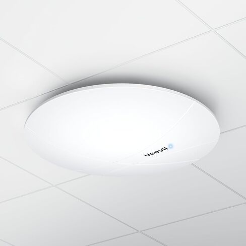 Ultra-Thin Wi-Fi 6 Access Point, 802.11ax, 2.4G 574Mbps + 5G 2400Mbps, POE 802.3af/at, 12V DC Power, MU-MIMO, OFDMA,15KV ESD Protection,PoE/DC Adapter Not Included in Kuwait