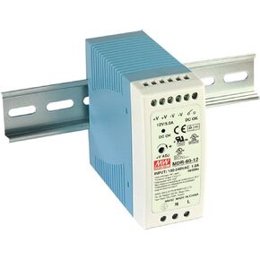 AC to DC Power Supply Enclosed LED Single Output 12 Volt 5 Amp 60 Watt