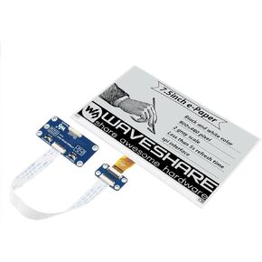 Waveshare 7.5inch e-Paper HAT for Raspberry Pi 5 4B Pi 3B+ Pi3B Pi Zero W Zero 2W/Jetson Nano/withArduino,7.5inch E-Ink Display HAT 800 x 480 SPI Interface Black and White Display Color 3.3V/5V