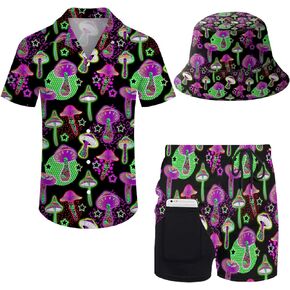 Mens Hawaiian Sets