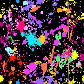 5X3FT Neon Graffiti Birthday Backdrop Retro Hip Hop Background 80s 90s Party Photography Background Dark Glow Splatter Birthday Party Decorations CEM123A