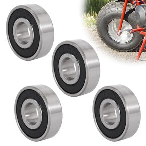 RUTU Mini Bike Wheel Bearing Front and Rear for CT100U CC100X KT196 Baja Doodlebug DB30 Realtree RT200 RB100 RB200 79cc 98cc 100cc Motovox MBX10 MBX11 MMB80 105cc Engine Mini Bike Parts 6201RS