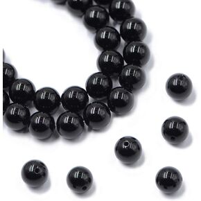 AD Beads Natural Gemstone Round Loose Beads 15" for Bracelet Necklace Earrings Jwelery Making Crafts DIY (8mm, White Turquoise)