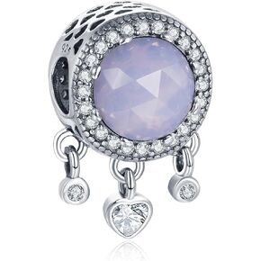 سحر جوهرة شهر يونيو من الفضة الإسترليني عيار 925 مقلدًا من حجر القمر للأساور in Kuwait