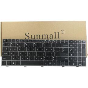 New Laptop Keyboard with Frame for HP ProBook 4540s 4540 4545s Series Compatible with Part Number 702237-001 683491-001 701485-001 Black US Layout