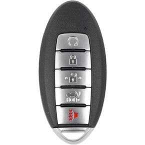Dasbecan KR5TXN4 285E3-6RR7A Key Fob Replacement Compatible with Nissan Rogue & Kicks 2019 2020 2021 Keyless Entry Remote Control 5 Buttons