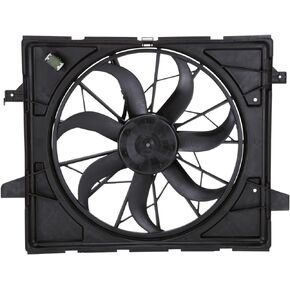 TYC 622660 Cooling Fan Assembly Compatible with 2011-2020 Jeep Grand Cherokee Black