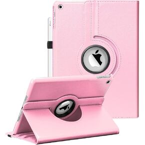 حافظة iPad مقاس 10.2 بوصة تناسب iPad الجيل التاسع 2021/ iPad الجيل الثامن 2020/ iPad الجيل السابع 2019-360 درجة غطاء حماية iPad 10.2 لجهاز iPad 10.2 مع تنبيه النوم (أسود) in Kuwait