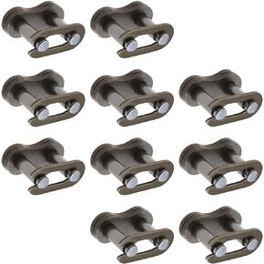 10PCS 25H Chain Master Link Chain Connecting Link Steel Chain Link Roller Chain Connecting Links Replacement Repair Parts for Motorcycle