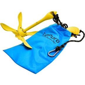 Marine Anchor Kit - 3.5 lb Grapnel Anchor, Kayak Anchor, Folding Anchor - Ideal for Kayak Fishing, Paddle Boards (SUP), PWC, Jet Ski's, Small Boats
