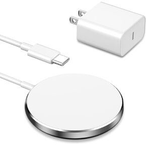 Magnetic Wireless Charger Fast Charging for iPhone, esbeecables 20W PD Fast Charger Block with Long USB-C to Mag-Safe Charger for iPhone 15 Pro Max/15 Pro/15 Plus/14/13/12 Series AirPods 3/2/Pro/Pro 2