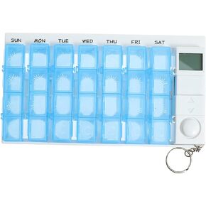 7 Alarm Dispenser Containers Electronic Container Time Locking Container Electronic Organizer Case Weekly Box/Cases Organizer Travel Reminder