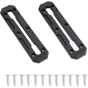 VTurboWay 2 Pcs 7.4" Low Profile Track, Kayak Track for Fishing Rod Holder, Kayak Gear Track Accessories, Reinforced Marine Nylon