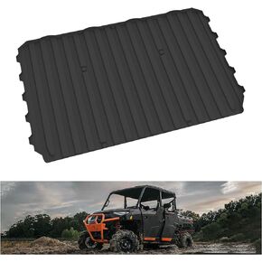 KIWI MASTER Floor Mats for 2018-2025 Polaris Ranger XP 1000 All Weather Mat Liners Front Row Seat TPE Slush Liner Black 2882780
