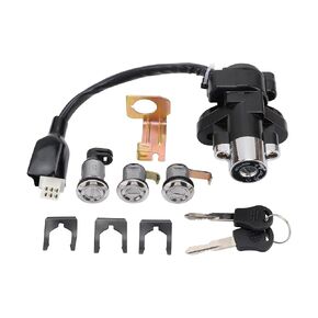 GOOFIT Ignition Switch Key Lock Set for Jonway YY250T 250cc Moped Scooter