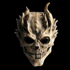 Skull Mask Scary Full Head Skeleton Mask Halloween Horror Helmet Creepy Masks Cosplay Costume Props for Adult