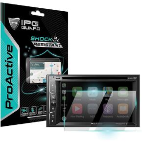 IPG ProActive for PIONEER AVH-1550NEX - 1500NEX، DMH-241EX - 240EX، AVH-241EX، AVH-240EX 6.2 بوصة واقي شاشة صلابة 9H ناعم الملمس الزجاجي فائق الاستجابة وعالي الوضوح مضاد للخدش والتلطخ والصدمات