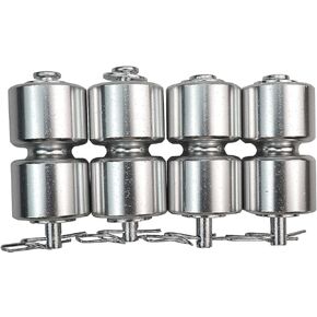 Aluminum Alloy Rollers Pins Washers Rings Replacement for GL1 GMNR925 Compatible with Gorilla Trailer Tailgate Lift Assist Rollers Kit Easy Lift Gate etc Lift Assist 4 Pack