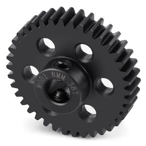 M1 40CR Steel Motor Gears Pinion 8MM 31T 32T 38T for 1/5 X-MAXX RC Model Car (38T)