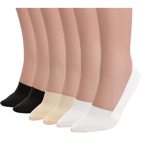 Lystaii 3 Pairs Women Summer Thin No Show Socks Low Cut Liner Socks Ice Feeling Socks Non Slip Liner Socks