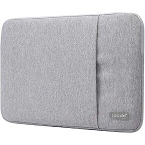 Lacdo Laptop Sleeve Case for 14 inch New MacBook Pro A2442 M1 / Old 13 inch MacBook Air Pro 2010-2017/13.5" Surface Book 3 2 / Asus Zenbook, Jumper HP Dell Acer Lenovo Chromebook Computer Bag, Black
