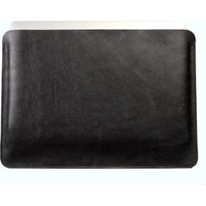 Genuine Leather case for 13-inch MacBook Air 2022 M1 A2337 A2179 A1932 2018-2022, MacBook Pro M1/A2338 A2251 A2289 2016-2021, Bag Handmade Black